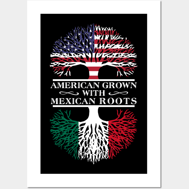 American with mexican roots. Wall Art by Andreeastore  